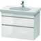 Duravit Waschtischunterbau DURASTYLE 453x800x610mm pine silver/weiß matt