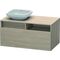 Duravit Waschtischunterbau DURASTYLE 550x1000x500mm Auss links pine silver
