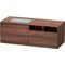 Duravit Waschtischunterbau DURASTYLE 550x1400x500mm Auss links nussbaum natur