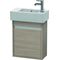 Duravit Waschtischunterbau KETHO 225x450x550mm Anschlag links pine silver
