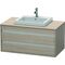 Duravit Waschtischunterbau KETHO 550x1000x496mm pine silver