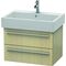Duravit Waschtischunterbau X-LARGE 443x650x448mm mediterrane eiche