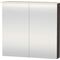 Duravit Spiegelschrank X-LARGE 138x800x760mm eiche dunkel gebürstet