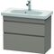 Duravit Waschtischunterbau DURASTYLE 730x350mm basalt matt/basalt matt