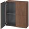 Duravit Halbhochschrank L-CUBE 700x243x800mm amerikanisch nussbaum