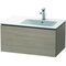 Duravit Waschtischunterbau L-CUBE 820x481x400mm pine silver