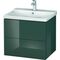 Duravit Waschtischunterbau L-CUBE 620x481x555mm dolomiti grey hochglanz