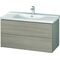 Duravit Waschtischunterbau L-CUBE 1020x481x555mm pine silver