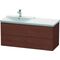 Duravit Waschtischunterbau L-CUBE 1220x481x555mm amerikanisch nussbaum