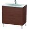 Duravit Waschtischunterbau L-CUBE 820x481x704mm amerikanisch nussbaum