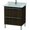 Duravit Waschtischunterbau X-LARGE 650x470x668mm nussbaum gebürstet