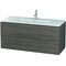 Duravit Waschtischunterbau L-CUBE 1220x481x550mm pine terra