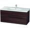Duravit Waschtischunterbau L-CUBE 1220x481x555mm kastanie dunkel
