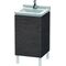 Duravit Waschtischunterbau L-CUBE 447x460x712mm Ans li Ei dunkel gebürstet
