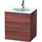 Duravit Waschtischunterbau L-CUBE 419x520x550mm nussbaum natur