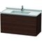 Duravit Waschtischunterbau L-CUBE 469x1020x558mm nussbaum gebürstet