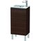 Duravit Waschtischunterbau L-CUBE 294x420x704mm Ans re nussbaum gebürstet