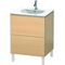 Duravit Waschtischunterbau L-CUBE 514x620x704mm mediterrane eiche