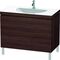 Duravit Möbelwaschtisch L-CUBE 1000x540mm o ÜL 1 HL kastanie dunkel
