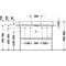 Duravit Waschtisch DURASQUARE o ÜL m HLB 2 Hahnlöcher 1000x470mm weiß