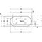 Duravit Badewanne LUV 1850x950mm Ecke re 2 Rückenschrägen weiß