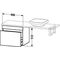 Duravit Konsolenunterschrank DURASTYLE 512x600x478mm pine terra/basalt matt