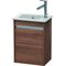Duravit Waschtischunterbau KETHO 550x400x285mm Ans links nussbaum natur