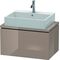 Duravit Konsolenunterschrank L-CUBE 400x720x477mm cappuccino hochglanz