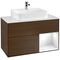 V&B Waschtischunterschrank FINION 1000x603x501mm Regal glos. wh Wln ven