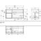 V&B Waschtischunterschrank FINION 1200x603x501mm Regal anthr. ma Wln ven