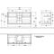 V&B Waschtischunterschrank FINION 1200x603x501mm AP Glas wh ma wh ma lacq.