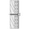 Hewi Befestigungsmaterial 801/805 Klappsitz Leichtbauwd. m Hinterfütterung