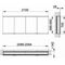 Keuco Spiegelschrank ROYAL MODULAR 2.0 Breite 2100mm Höhe 700mm Tiefe 160mm
