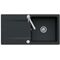 V&B Einbauspüle SILUET 60 FLAT 980x490mm Exzent. ebony