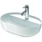 Duravit Aufsatzbecken LUV o ÜL m HLB 500x350mm 1 HL we seidenmatt