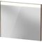 Duravit Spiegel BRIOSO 820x35mm, mit Beleuchtung nussbaum matt