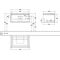 V&B Waschtischunterschrank LEGATO 800x380x500mm m Beleuchtung Glossy White