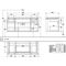 V&B Waschtischunterschrank LEGATO 1200x550x500mm Glossy White
