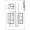V&B Waschtischunterschrank FINION 1200x603x501mm Regal glos. wh glos. wh