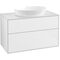V&B Waschtischunterschrank FINION 1000x603x501mm AP Gl wh ma gls wh lacq.