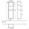 V&B Hochschrank COLLARO 454x1538x349mm Türanschl li Glossy White