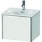 Duravit Waschtischunterbau XSQUARE 397x510x418mm, 1 Auszug weiß matt