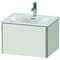 Duravit Waschtischunterbau XSQUARE 397x610x478mm 1 Ausz. No weiß seidenmatt