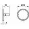 Keuco Klebe-Set sw ma N 5 f 12801 12814 m runder Rosette