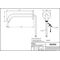 TOTO Automatikarmaturenauslauf UP rund, 2 l/min, Ausladung 225mm chrom