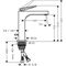 EH-WT-MI 160 AXOR CITTERIO m ZAG HGri Rautenschliff brushed nickel