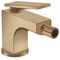 Einhebel-Bidetmischer AXOR CITTERIO m ZAG Hebelgriff brushed bronze