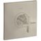Thermostat HOGHFLOW AXOR CITTERIO 59 l/m UP mit Kreuzgriff brushed nickel