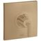 Thermostat HIGHFLOW AXOR CITTERIO 59 l/m UP mit Hebelgriff brushed bronze