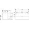 HG Waschtischunterschrank Xevolos E 1180x555x475mm Ko mweiß Fr weiß metallic